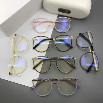 New eyeglasses frame 2126 Spectacle Frame eyeglasses for Men Women Myopia Glasses frame clear lens With Original case